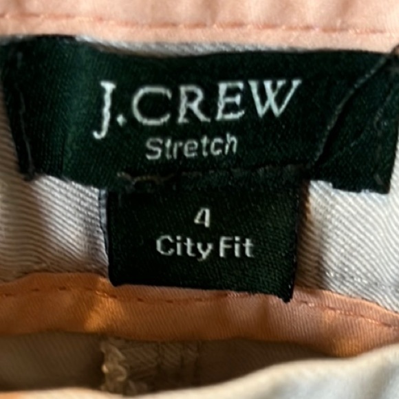 J.Crew City Fit beige  capri Pants size 4 - Picture 2 of 12